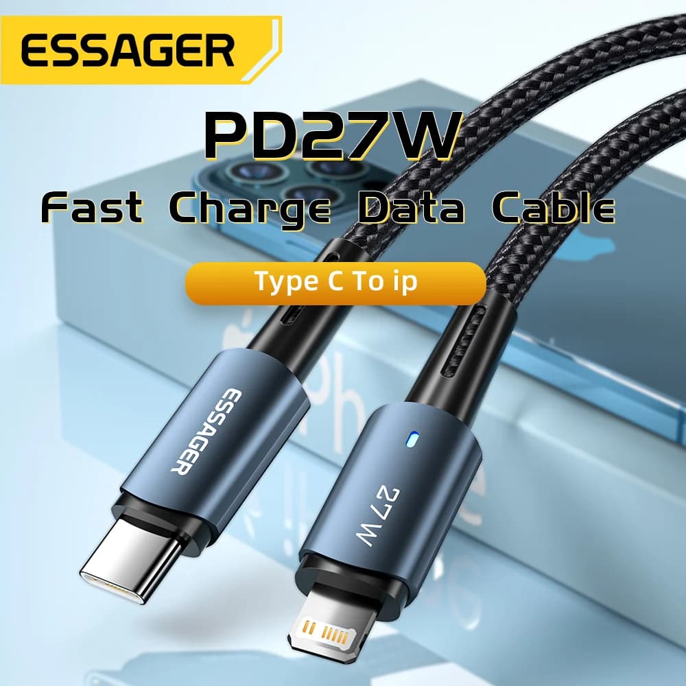 20W USB-C į Lightning greitojo įkrovimo kabelis