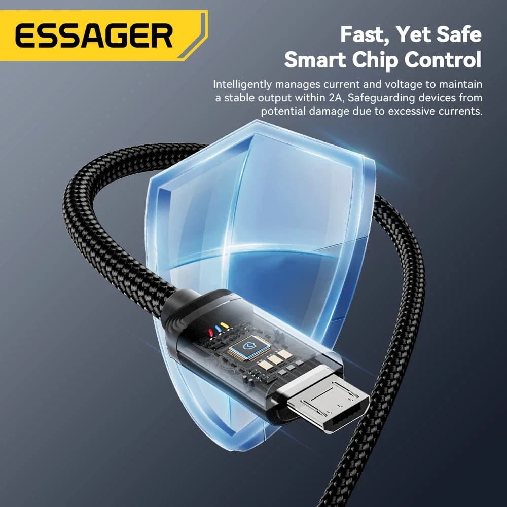 2A Micro USB greitojo krovimo duomenų kabelis 3m