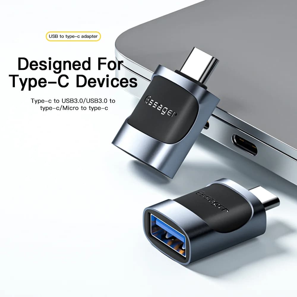 USB-C į Micro USB OTG adapteris