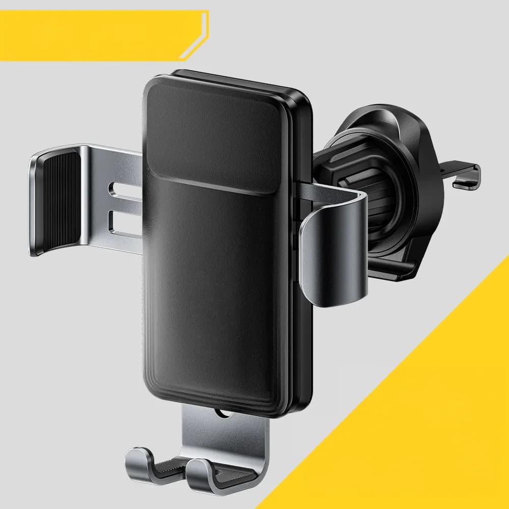 Gravitacinis telefono laikiklis automobiliui (ventiliacijos angai)