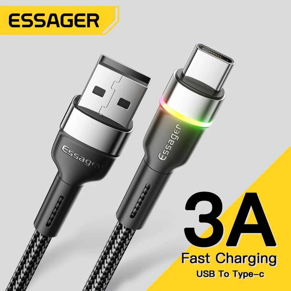 USB-A į USB-C greitojo įkrovimo duomenų laidas, 3A