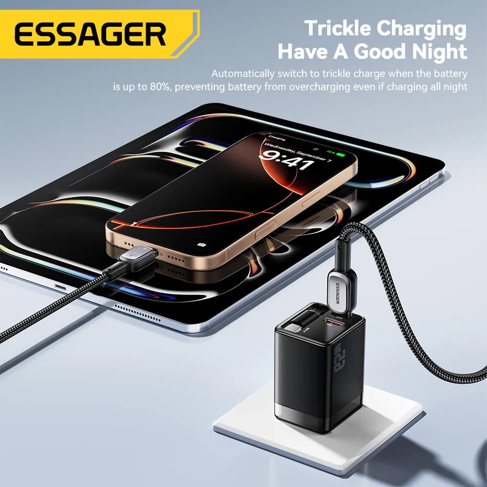 LED 100W USB-C į USB-C laidas, 5A PD greitas įkrovimas