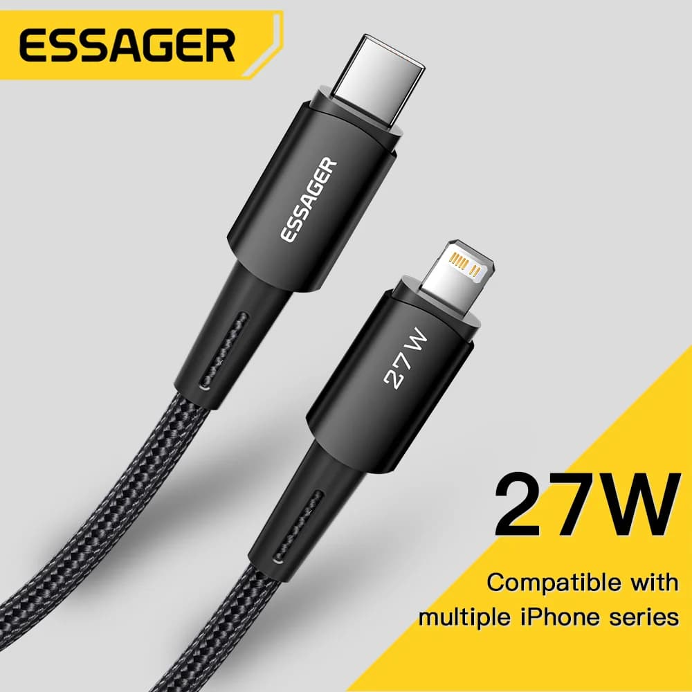 27W USB-C į Lightning greitojo įkrovimo laidas