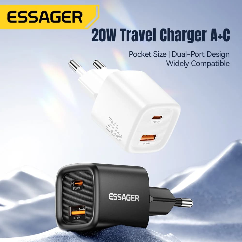20W USB-C PD greitas įkroviklis