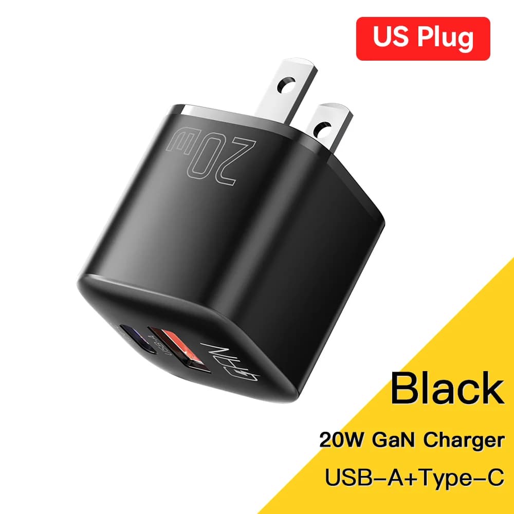 20W GaN USB-C PD greitas įkroviklis