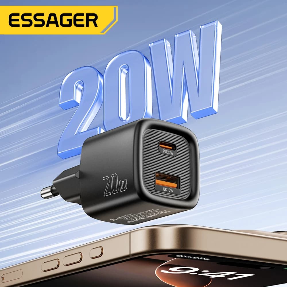 20W USB-C PD greitas įkroviklis
