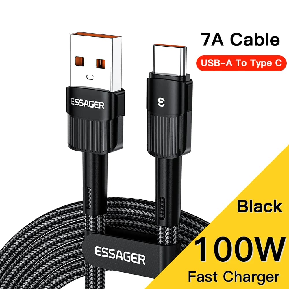 USB-C greito įkrovimo duomenų laidas (7A, 66W)