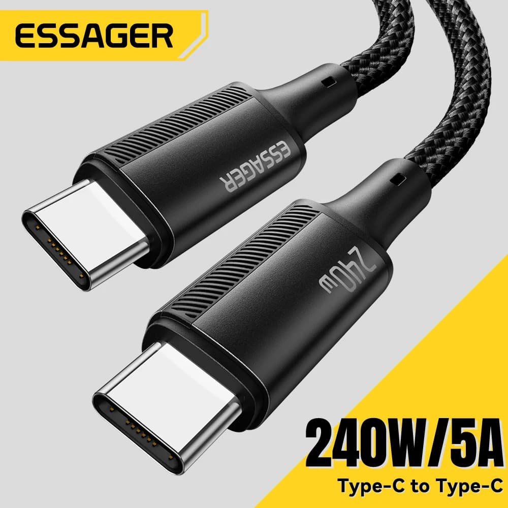 USB-C į USB-C PD 3.1 supergreitą įkrovimo kabelis, 240 W