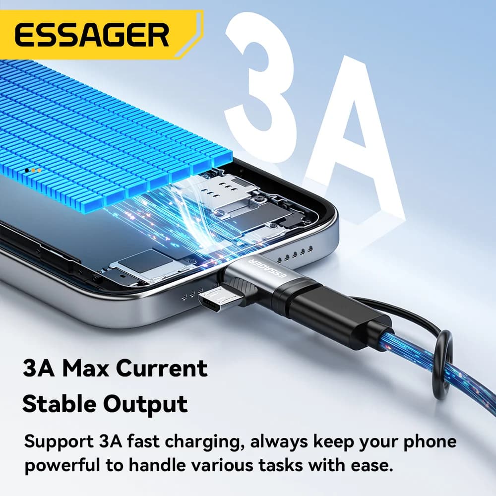 2-in-1 Lightning ir Micro USB adapteris